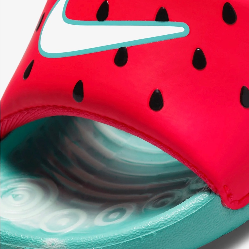 NWT Nike Kawa Lil Fruits Baby/Toddler Slides SZ 8C Watermelon Unisex - Picture 3 of 8